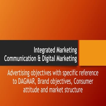 Integrated Marketing Communication & Digital Marketing