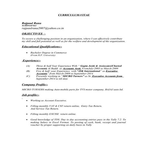 CURRICULUM VITAE mel - 2014 | DOCX