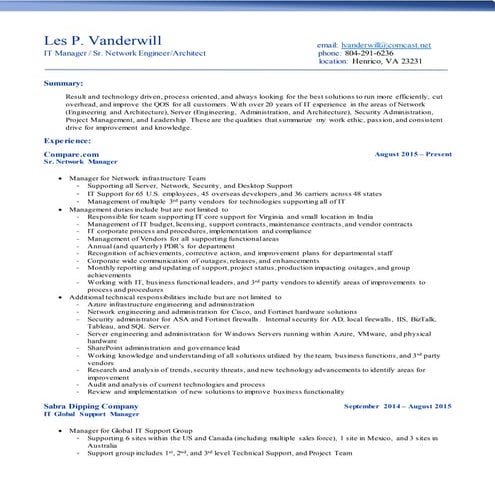LV Resume