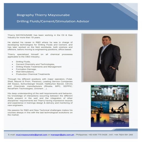 Biography Thierry Maysounabe