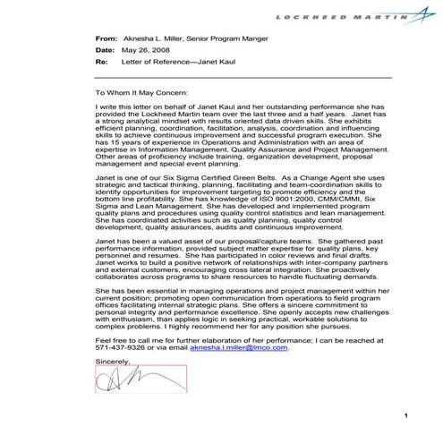 Ref Letter Kaul_LM Miller