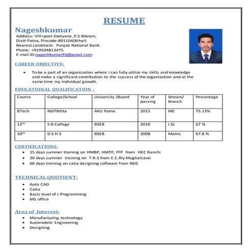 nagesh resume 3 | PDF