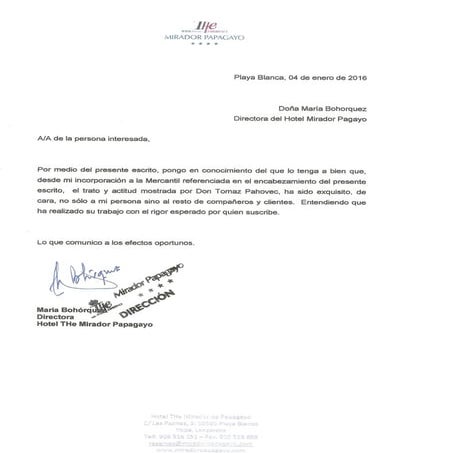 CARTA DE RECOMENDACION_THE MIRADOR PAPAGAYO