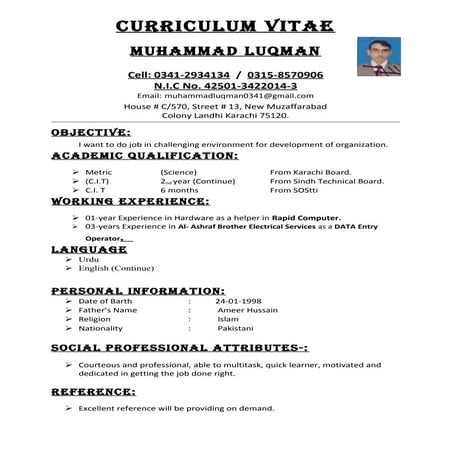 CV,SYED ANWAR | DOC