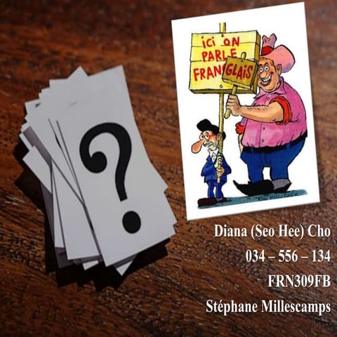 ANGLICISM - INDIVIDUAL