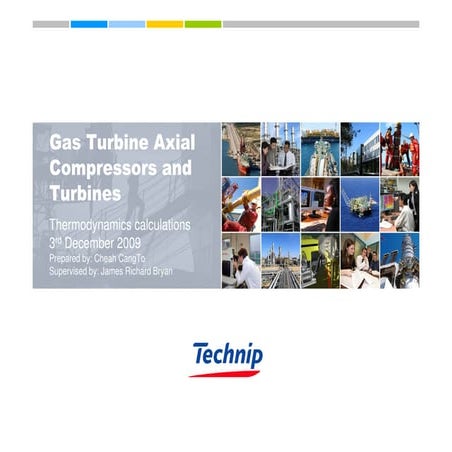 Thermodynamics of axial compressor and turbine - 3rd December 2009