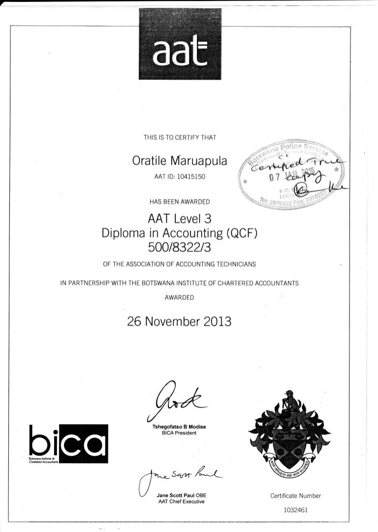 AAT level 3