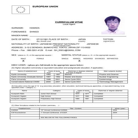 Costa Full Resume June 2016 | DOC