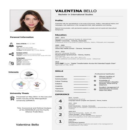 CV Valentina Bello English 2017