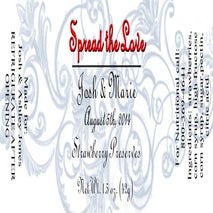 Mini Wedding label 1