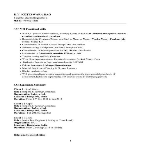 Resume_Koteswara_Rao
