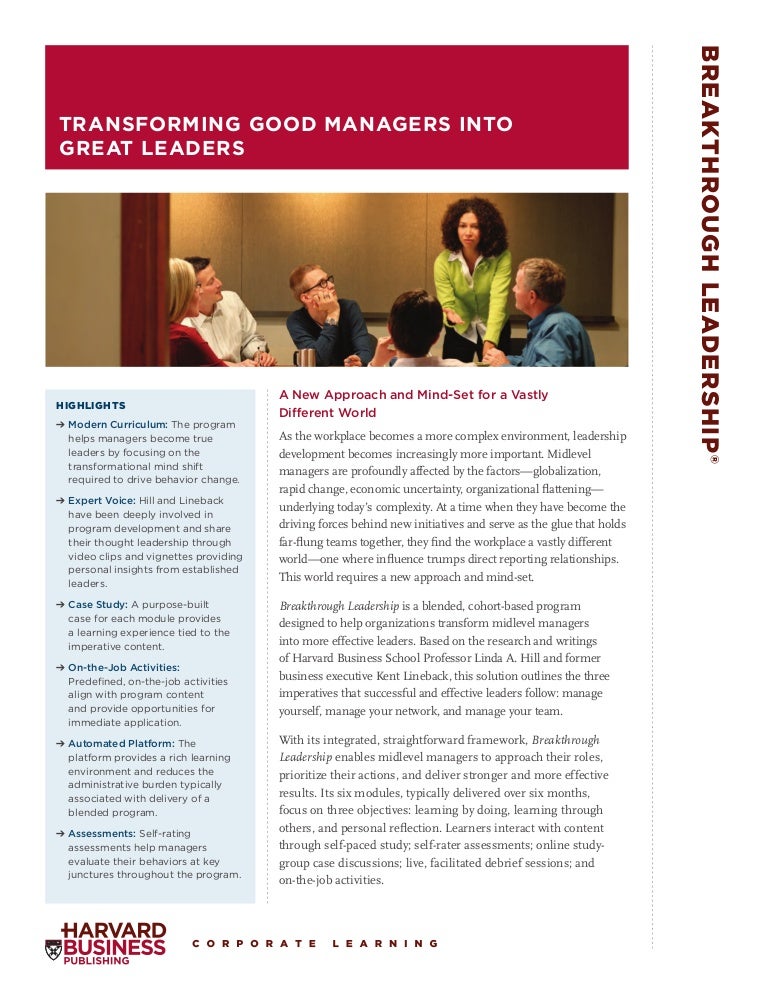 Breakthrough Leadership Program