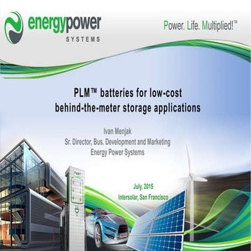 Solar PV and Battery Storage Systems | PDF