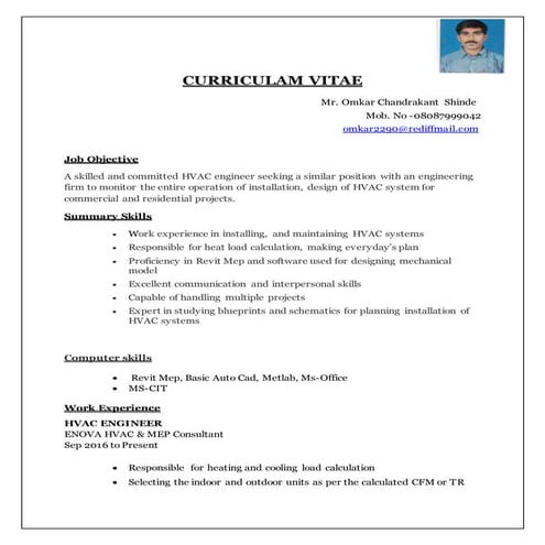 CURRICULAM_VITE_OMKAR_RESUME | PDF