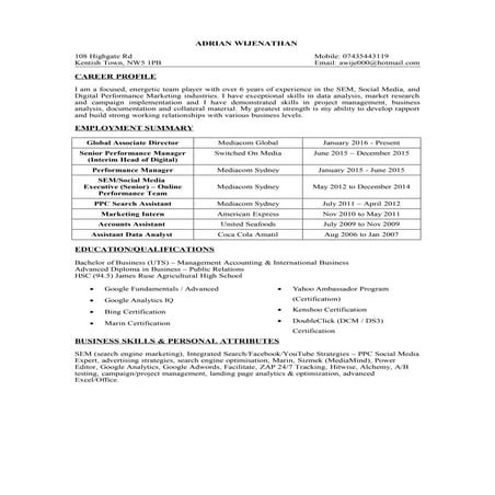 ADRIAN WIJENATHAN C.V.