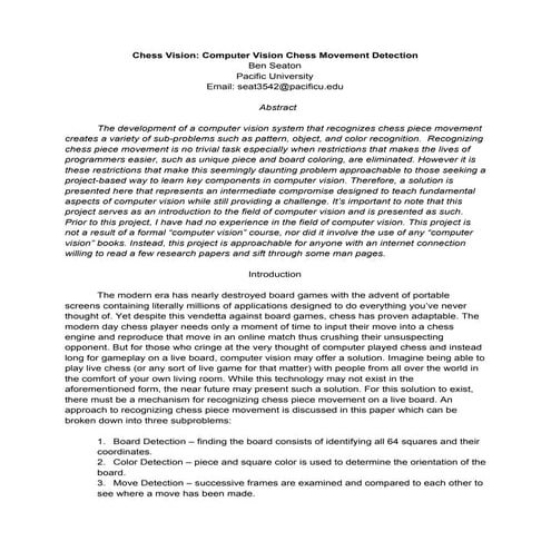 ChessVision-finalpaper | PDF