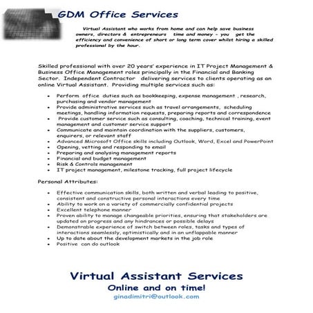 GDM OFFICE SERVICES