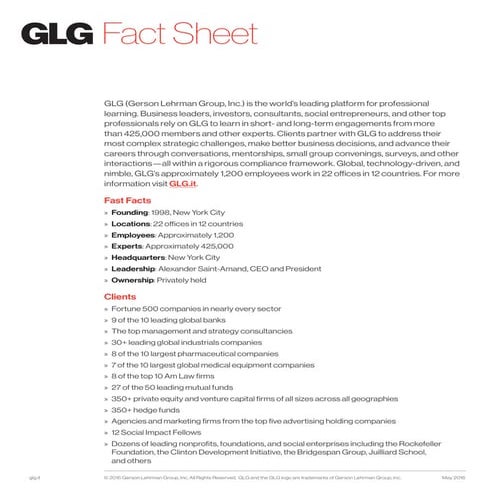 Intro to GLG for Council Members | PDF