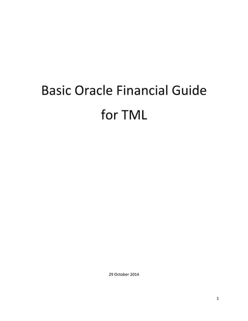 Basic Oracle Usage v1