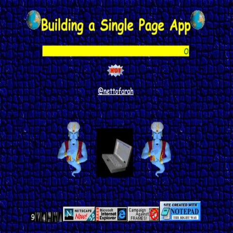Building a Single Page App: One Page at a Time