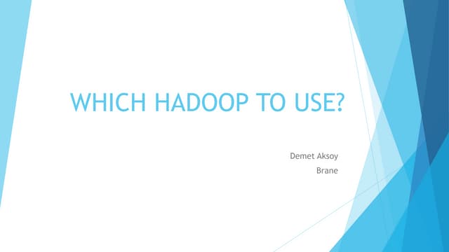 HadoopDistributions