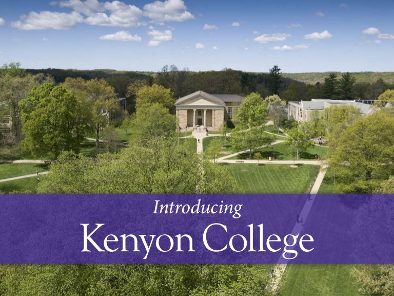 Introducing Kenyon College3