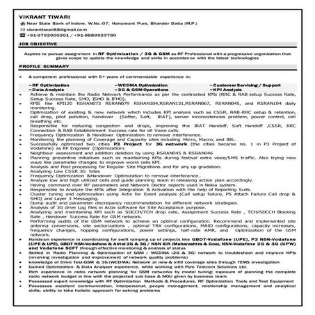 Vikrant Tiwari Resume(RNO)