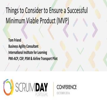 Scrum Day Portugal 2017 MVP Presentation