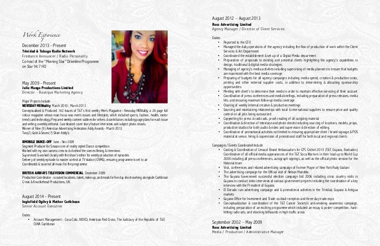 radio host resume