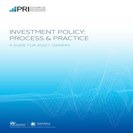 PRI_Integrated Investment Policy