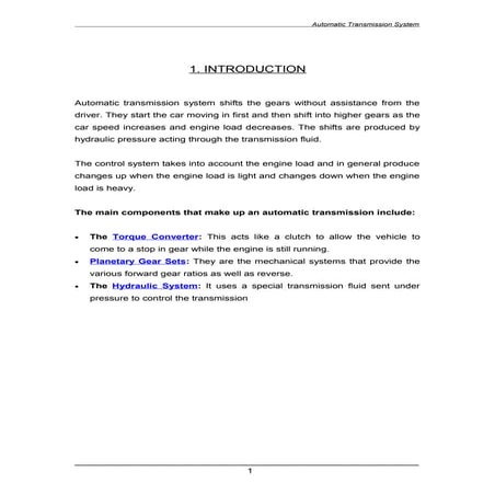 automatic transmission | DOC