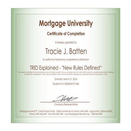 Tracie Batten presentations