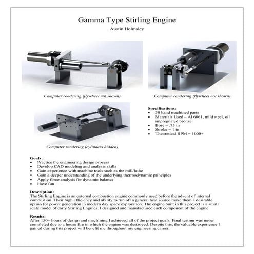 Stirling Engine Project