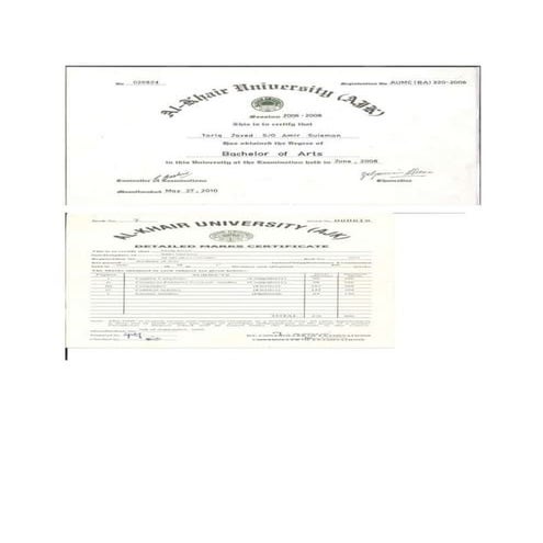 SSC & HSSC Document | DOCX
