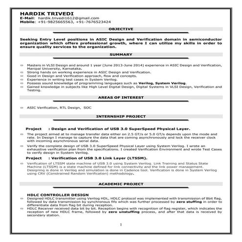 Hardik_VLSI_Resume