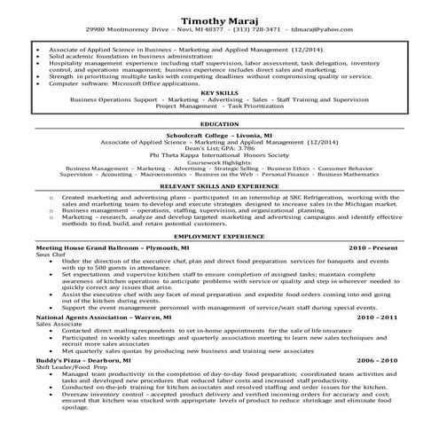 Carine's Resume | RTF