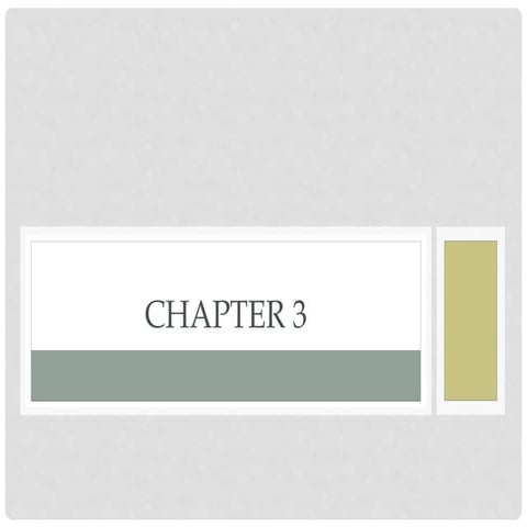 Chapter 3 | PPT