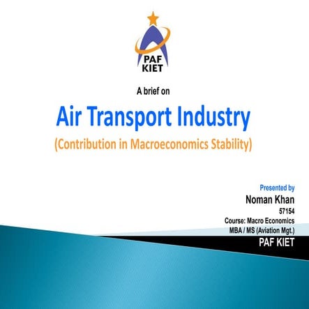 Air Transport Industry (Contribution in world Economy) | PDF