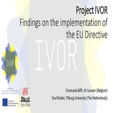 B8 Cross-cultural and comparative victimology