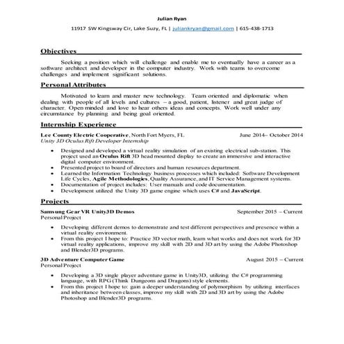 JulianRyanResume