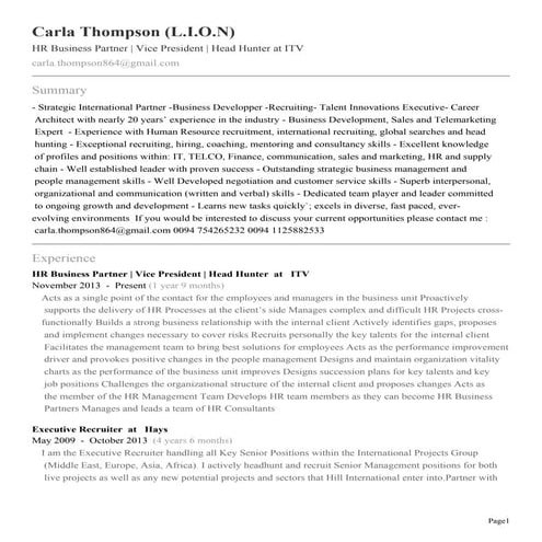 CIO Example | PDF