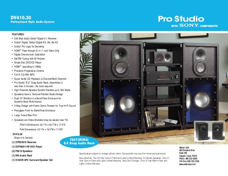 welton usa pro studio speakers
