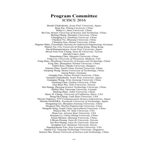 ICISCE 2016 member list