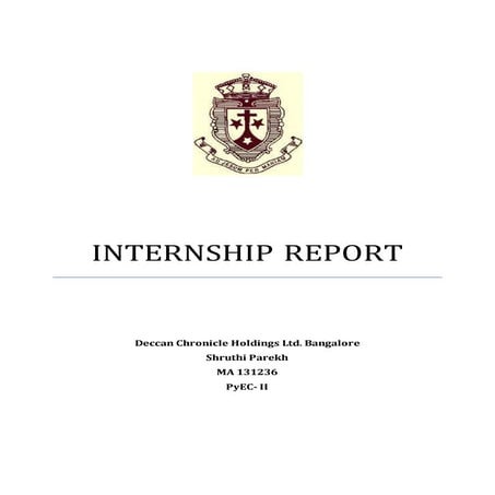 Internship report | DOCX