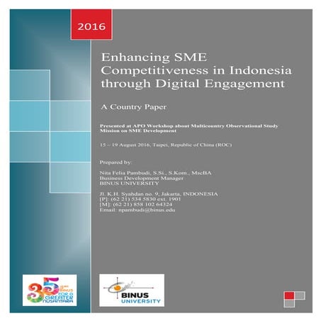 Enhancing SME Competitiveness in Indonesia through Digital Engagement-R4