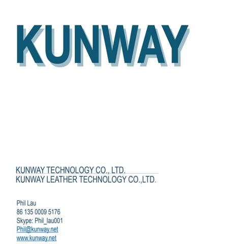 Kunway introduction PDF