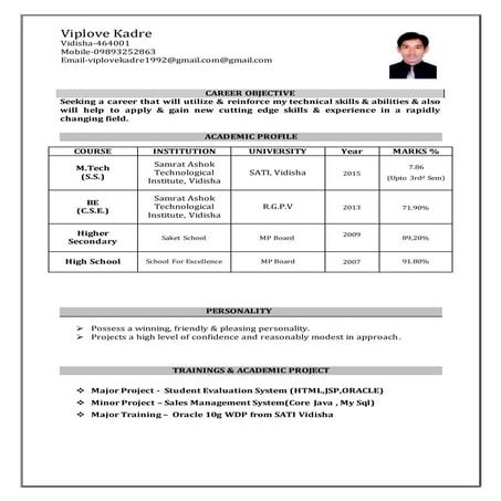 Vip resume | DOCX