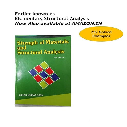 Contents-Strength of Materials & Structural Analysis AKJ