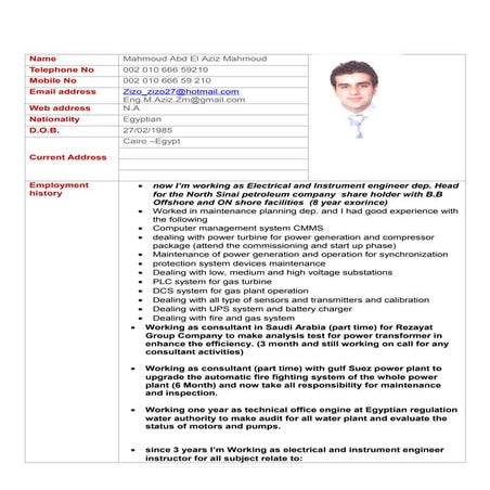 Consultancy Application Proforma - Veronica contacts