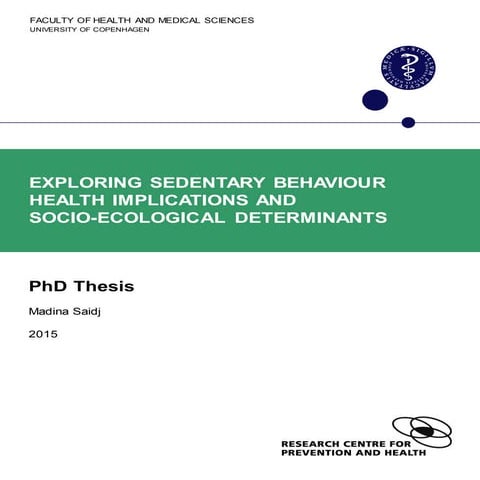 Thesis summary preface Madina Saidj | PDF